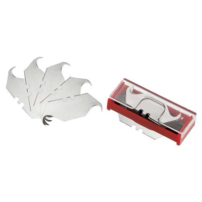 Teng 50mm Hook/Horn Utility Knife Blades - 10pc