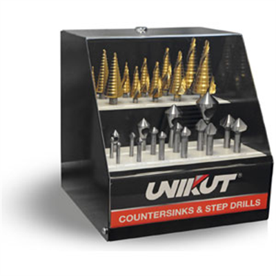 Unikut Countersink & Step Drill Display Cabinet (Empty)