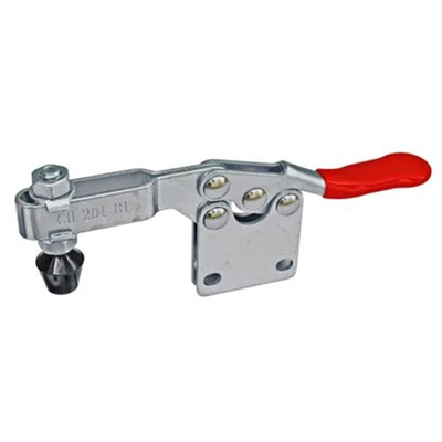 Toggle Clamp Horizontal Straight Base Flat Handle 90Kg Cap