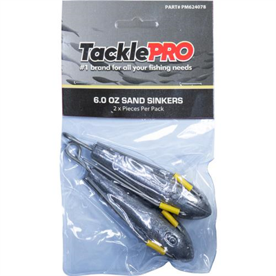 TacklePro Sand Sinker 6.0oz - 2pc