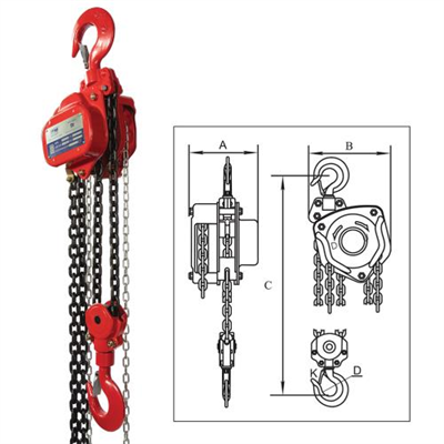 ITM Chain Block-Heavy Duty-5 Ton-3 Meter Lift