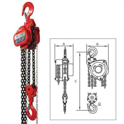 ITM Chain Block-Heavy Duty-5 Ton-6 Meter Lift