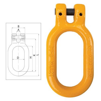 ITM G80 Clevis Single Master Link-7-8mm Chain