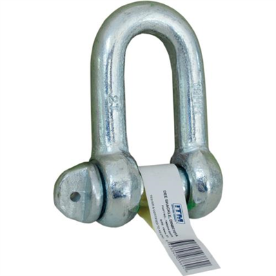 ITM Dee Shackle-Galvanised-1.6 Ton-17mm Body