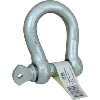 ITM Bow Shackle-Hot Dipped Galvanised Commercial-6mm Body