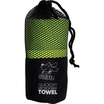 Sniffz Medium Microfibre Towels - Green