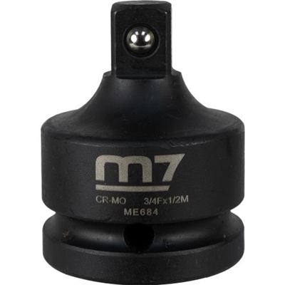 M7 Impact Adaptor 3/4in (F) x 1/2in (M) - Locking Ball Type