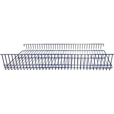 ITM 900mm Basket Shelf, 4 Dividers (5 Sections) w/Data Strip