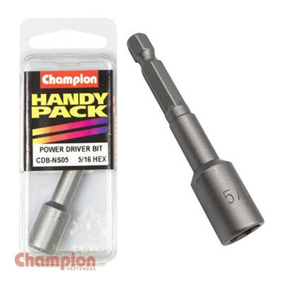 Champion Driver Bits 5/16 Hex Magnetic