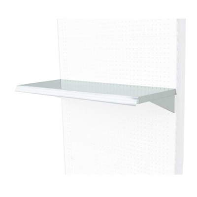 ITM Grey Shelf w/ Brackets 900Wx350mm ToSuit ITM Merch Stand