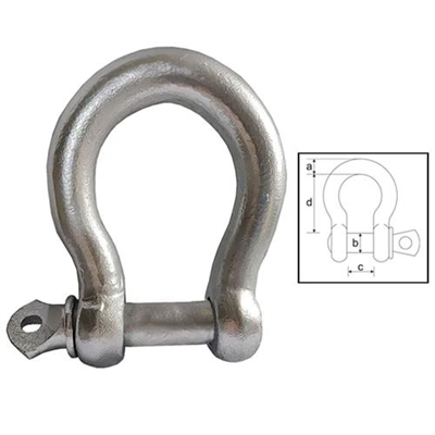 ITM Bow Shackle Commercial Galvanised 20mm Body