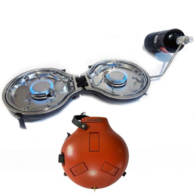 NomadiQ Professional 2 Burner Stove - Terra